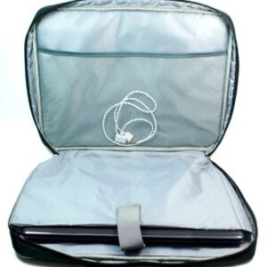 Black Silver Travel Smart Carrying Shoulder Bag for Dell Latitude XT3 Notebook 13.3 inch Screen
